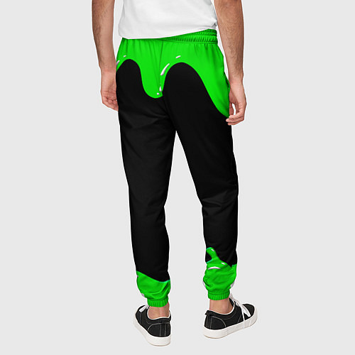 Мужские брюки BRAWL STARS LEON / 3D-принт – фото 4