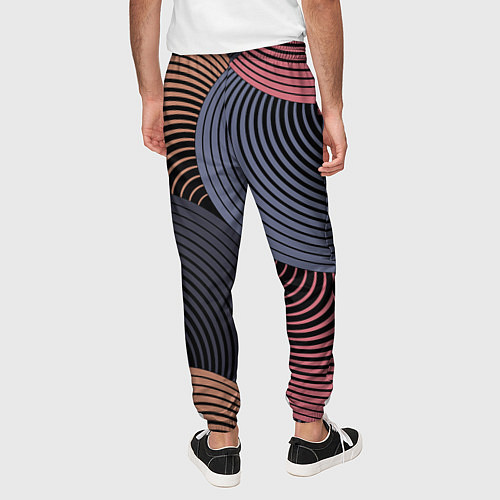 Мужские брюки Абстрактный узор / 3D-принт – фото 4