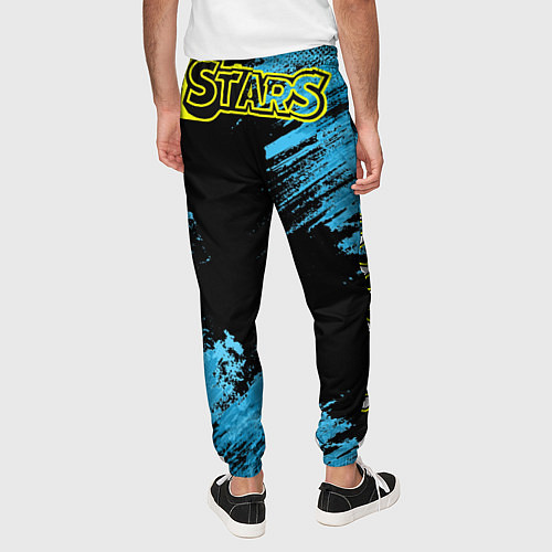 Мужские брюки Brawl Stars shark / 3D-принт – фото 4
