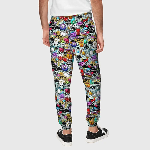 Мужские брюки Stickerboom / 3D-принт – фото 4