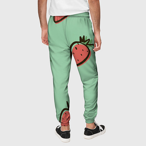 Мужские брюки Морковный дождь / 3D-принт – фото 4