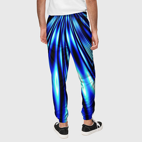 Мужские брюки Световые Лучи / 3D-принт – фото 4