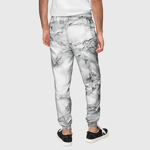 Мужские брюки Мрамор / 3D-принт – фото 4
