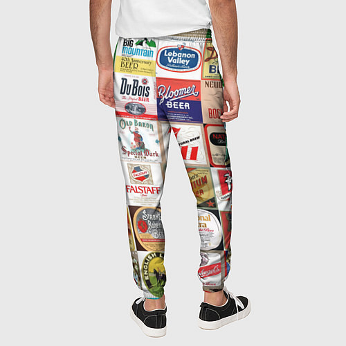 Мужские брюки Пиво / 3D-принт – фото 4