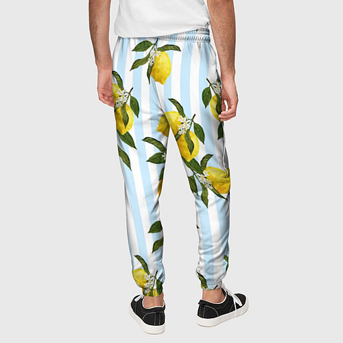Мужские брюки Лимоны / 3D-принт – фото 4
