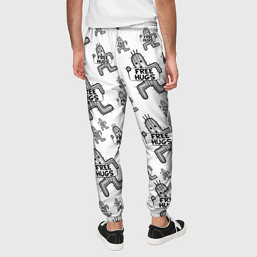 Мужские брюки FREE HUGS / 3D-принт – фото 4