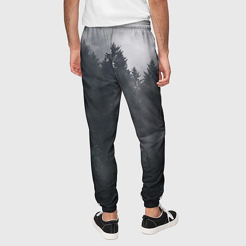 Мужские брюки Лес / 3D-принт – фото 4
