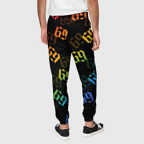 Мужские брюки 6IX9INE / 3D-принт – фото 4