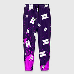 Брюки на резинке мужские BTS БТС, цвет: 3D-принт