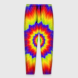 Брюки на резинке мужские Tie-Dye, цвет: 3D-принт