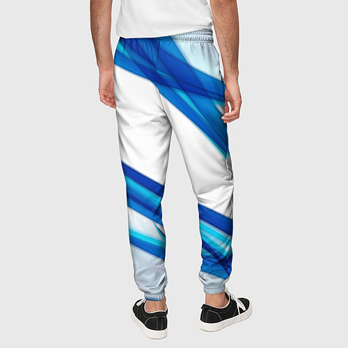 Мужские брюки STRIPES BLUE / 3D-принт – фото 4