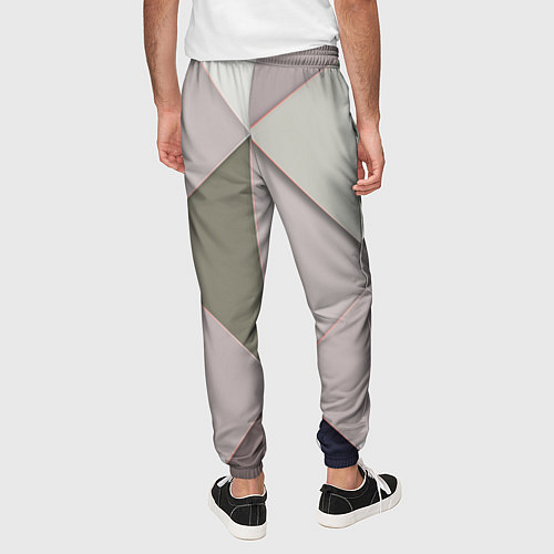 Мужские брюки Треугольники / 3D-принт – фото 4