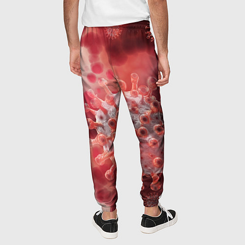 Мужские брюки Коронавирус / 3D-принт – фото 4
