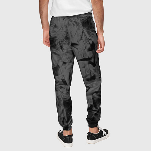Мужские брюки Черная дымка / 3D-принт – фото 4