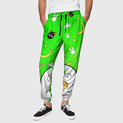 Брюки на резинке мужские ГИНТАМА, цвет: 3D-принт — фото 2