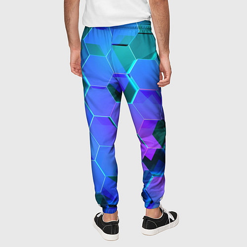 Мужские брюки Geometry / 3D-принт – фото 4