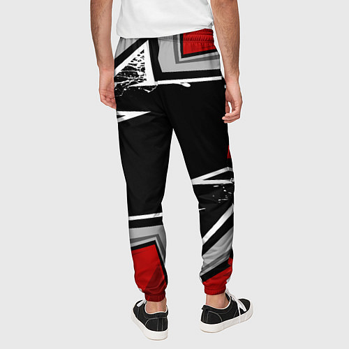 Мужские брюки LA LAKERS RED / 3D-принт – фото 4