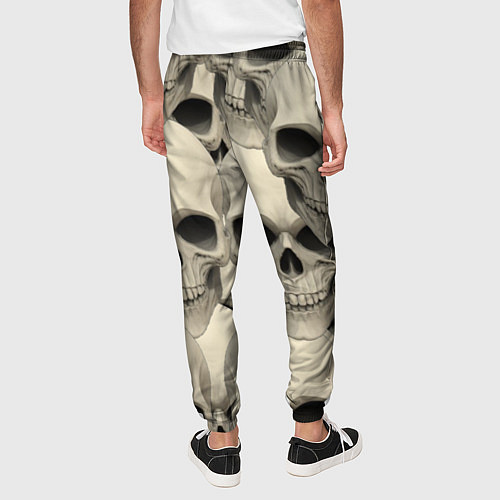 Мужские брюки Черепа 5 вариант / 3D-принт – фото 4