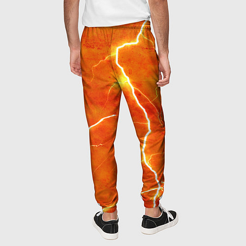 Мужские брюки Молния / 3D-принт – фото 4