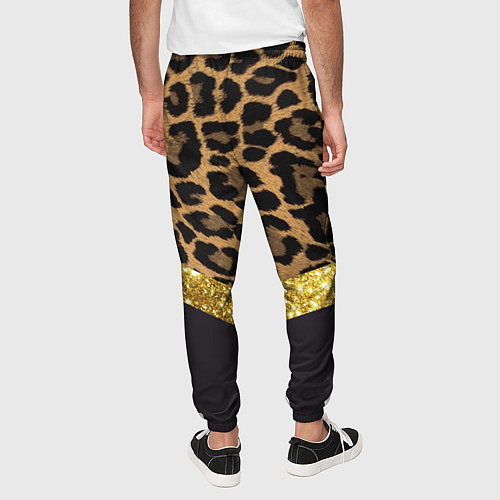 Мужские брюки Леопардовый принт / 3D-принт – фото 4