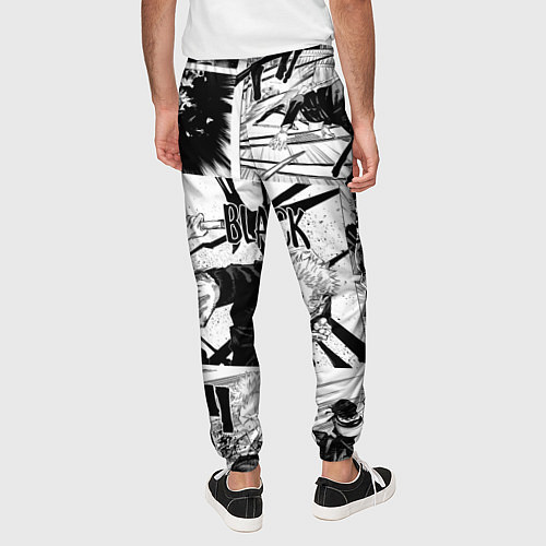 Мужские брюки Магическая битва манга / 3D-принт – фото 4
