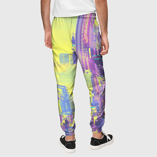 Мужские брюки Cyberpunk 2077 / 3D-принт – фото 4