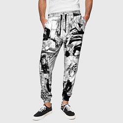 Брюки на резинке мужские Бан, цвет: 3D-принт — фото 2