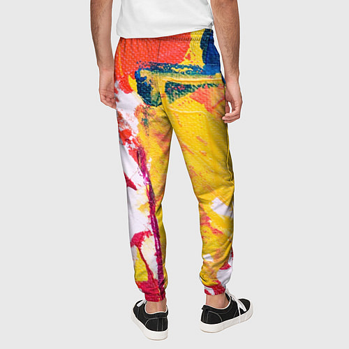 Мужские брюки Красочное счастье / 3D-принт – фото 4