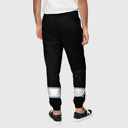 Мужские брюки Лос-Анджелес Кингз Форма2 / 3D-принт – фото 4