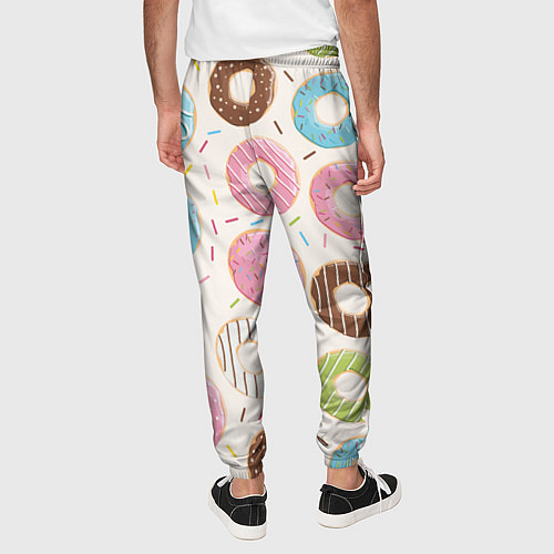 Мужские брюки Пончики Donuts / 3D-принт – фото 4