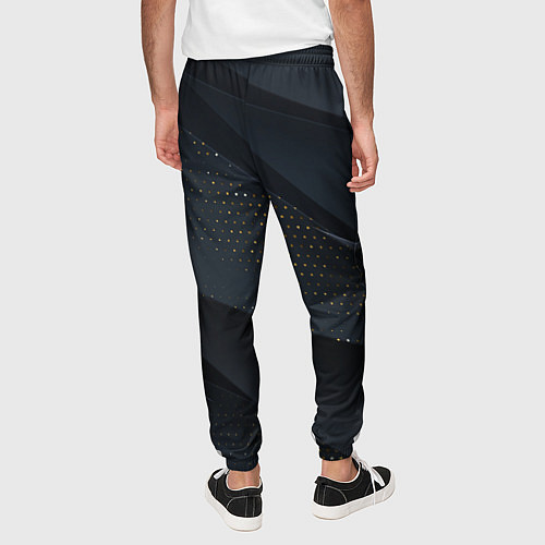 Мужские брюки Волны / 3D-принт – фото 4