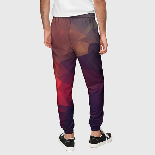 Мужские брюки Лавовый вектор / 3D-принт – фото 4