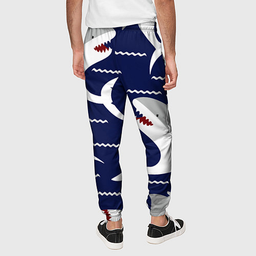 Мужские брюки Акулы / 3D-принт – фото 4
