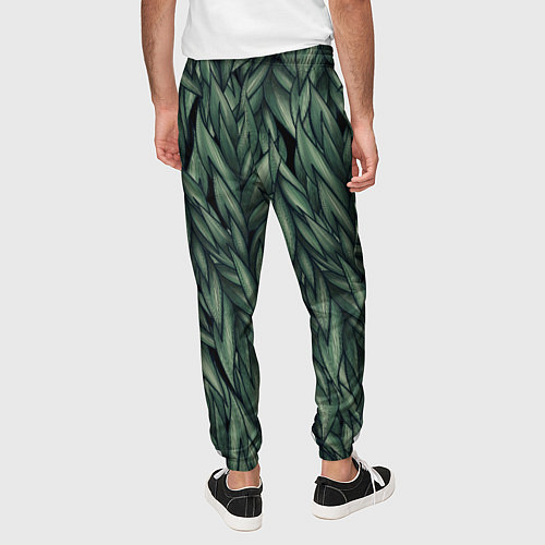 Мужские брюки Листья / 3D-принт – фото 4