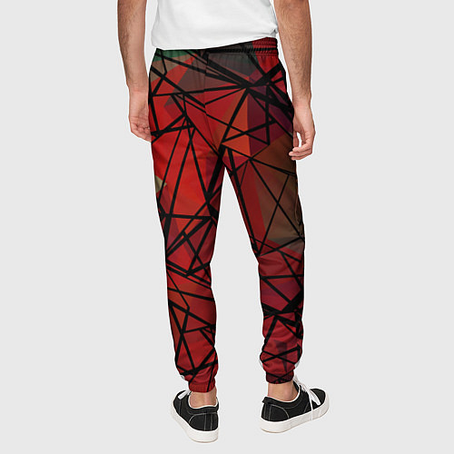 Мужские брюки Абстрактный геометрический / 3D-принт – фото 4