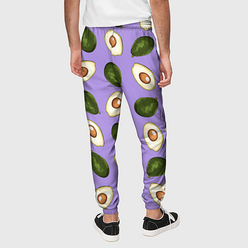 Мужские брюки Авокадо паттерн / 3D-принт – фото 4