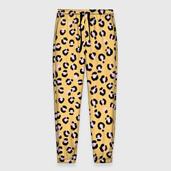 Мужские брюки Желтый леопардовый принт