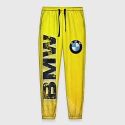 Брюки на резинке мужские BMW СЛЕДЫ ШИН БМВ, цвет: 3D-принт