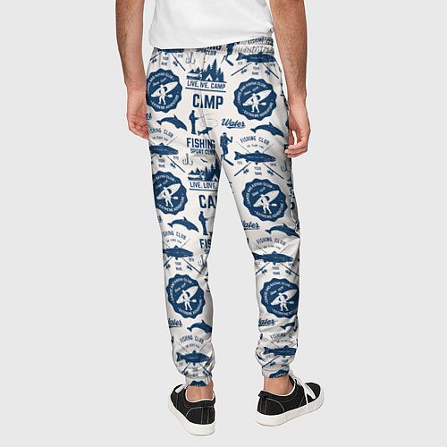 Мужские брюки Fishing Club / 3D-принт – фото 4