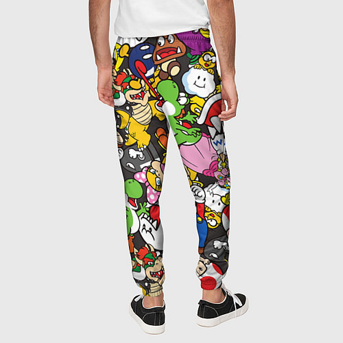 Мужские брюки Mario ALLSTARS / 3D-принт – фото 4