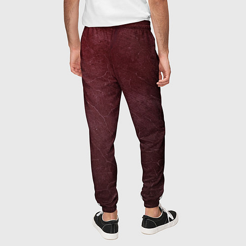 Мужские брюки TOYOTA RED GRUNGE / 3D-принт – фото 4