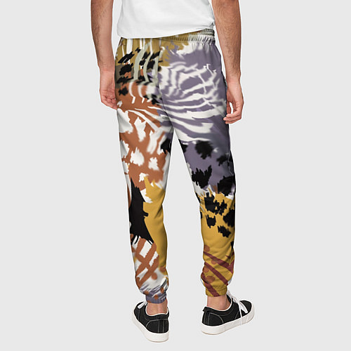 Мужские брюки Зебра Пятнистая / 3D-принт – фото 4