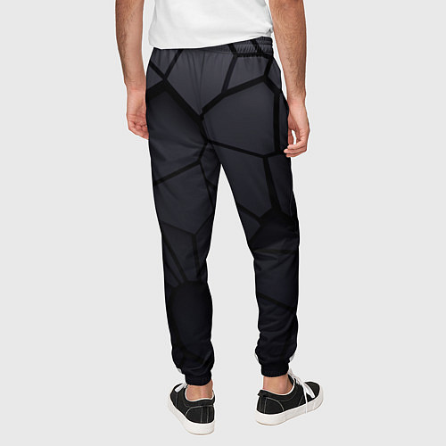Мужские брюки Карбоновые 3D плиты 3Д плиты геометрия / 3D-принт – фото 4