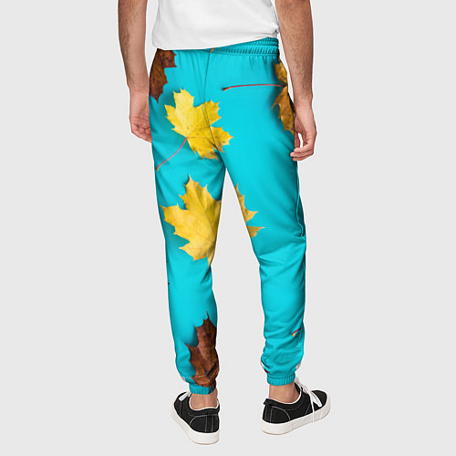 Мужские брюки Кленовый листочек / 3D-принт – фото 4