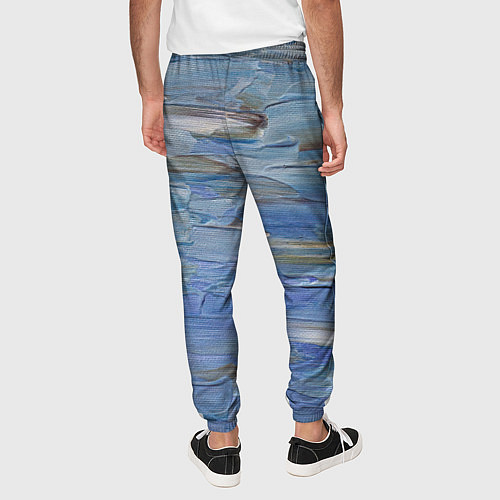 Мужские брюки Мазки красок / 3D-принт – фото 4