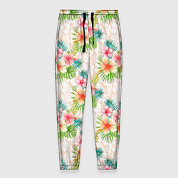 Мужские брюки Гавайские цветы
