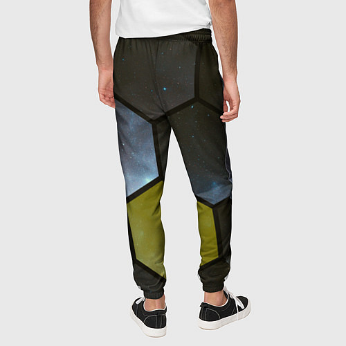 Мужские брюки JWST space cell theme / 3D-принт – фото 4