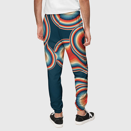 Мужские брюки Растекающиеся пятна / 3D-принт – фото 4