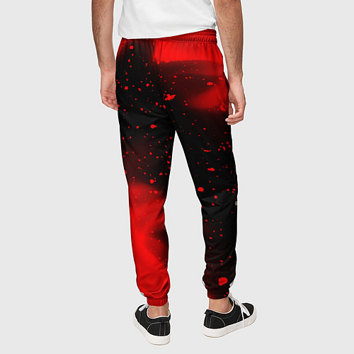 Мужские брюки НАРАКА БЛЕЙД ПОИНТ Пламя / 3D-принт – фото 4
