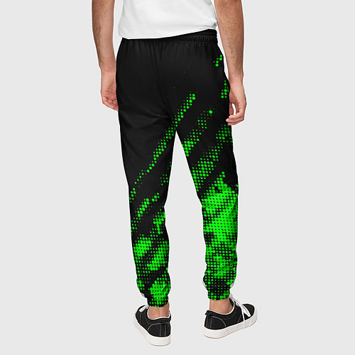 Мужские брюки Monster Energy Текстура / 3D-принт – фото 4